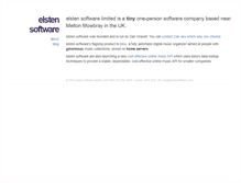 Tablet Screenshot of elstensoftware.com